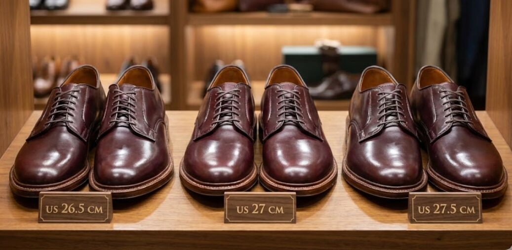 リーガルやオールデンの大きさと比較する方法