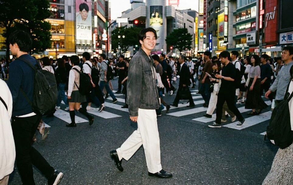 ホワイトスラックスが醸し出す大人の色気と抜け感