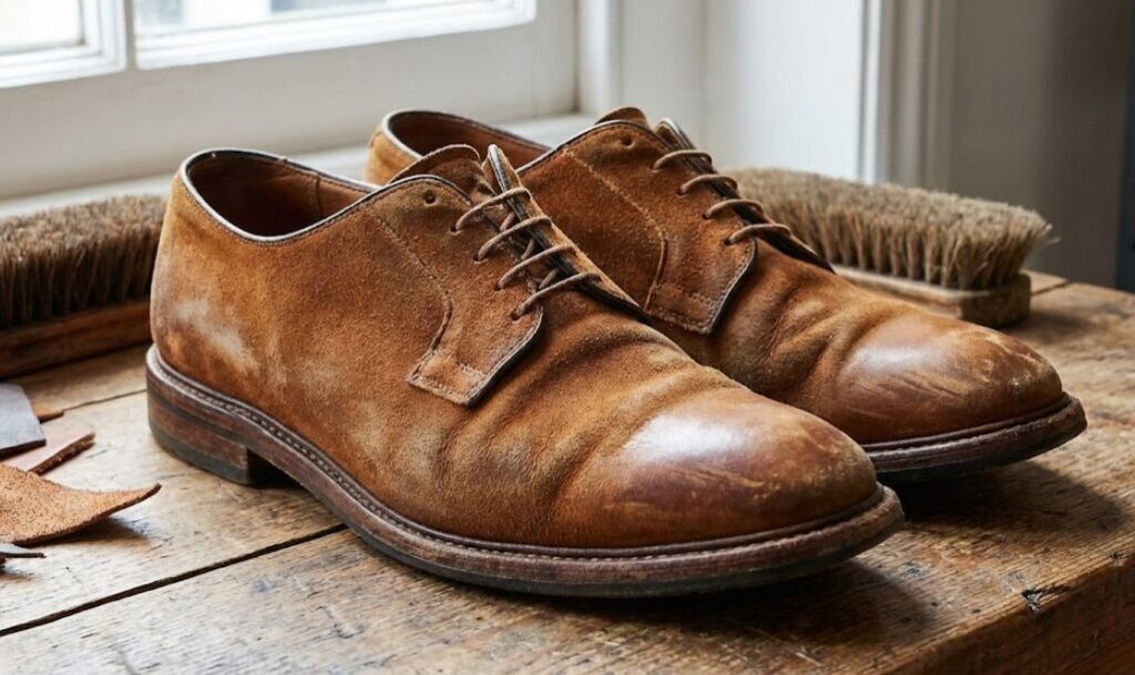 スエードモデル特有の経年変化とエイジングの魅力