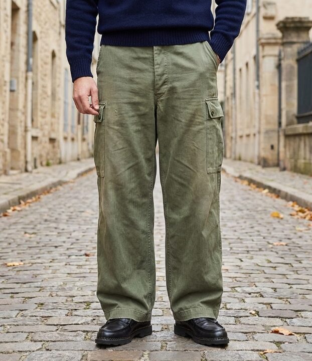 相性良し!ワイドパンツとの着こなし