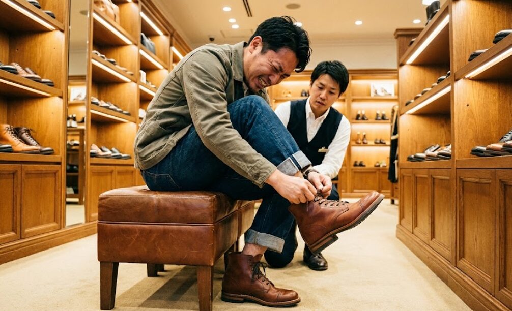 オールデンのサイズ感できついと感じる構造的要因