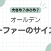 オールデンローファーサイズ感記事のアイキャッチ
