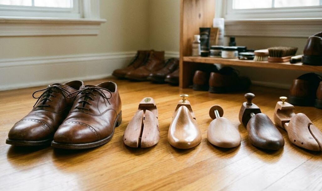 正しいケアと純正シューキーパーによる型崩れ防止