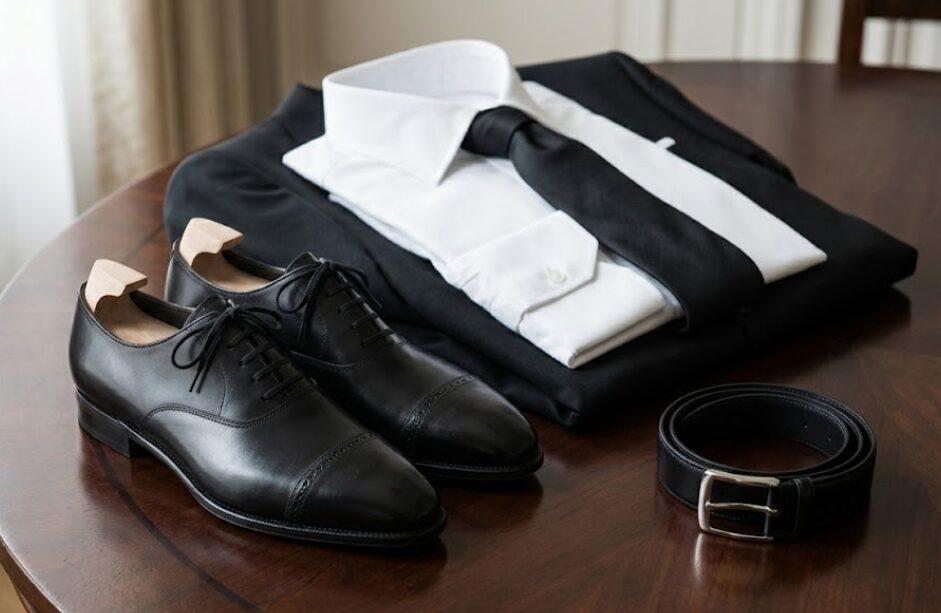 セットアップに欠かせないベルトもブランドで揃える