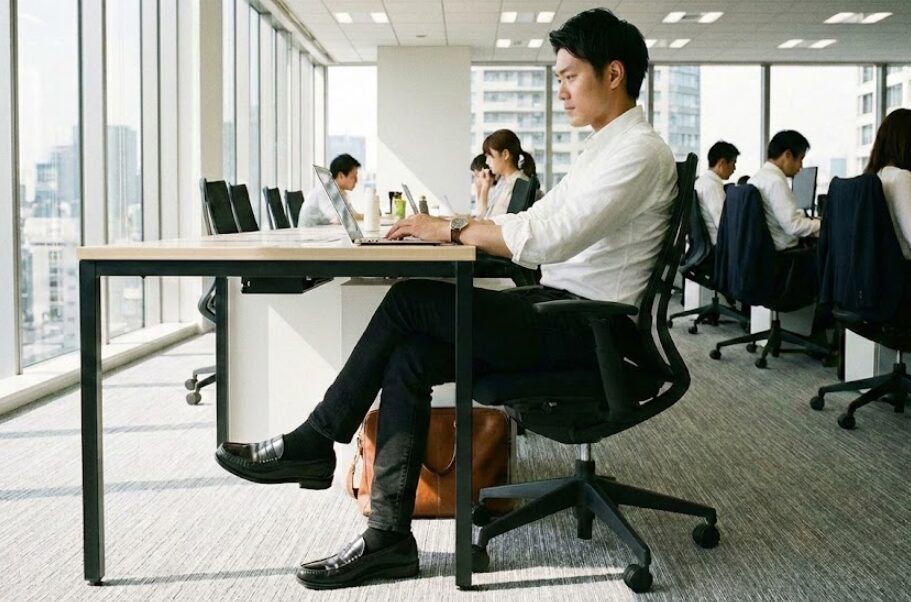 ビジネスカジュアルで華麗に履きこなす