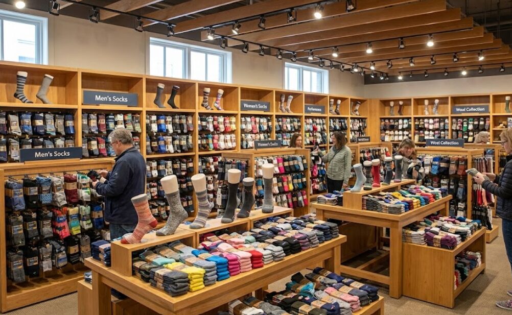 街歩きに最適な冬のソックスコーデ術