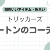 トリッカーズバートンコーデ記事のアイキャッチ