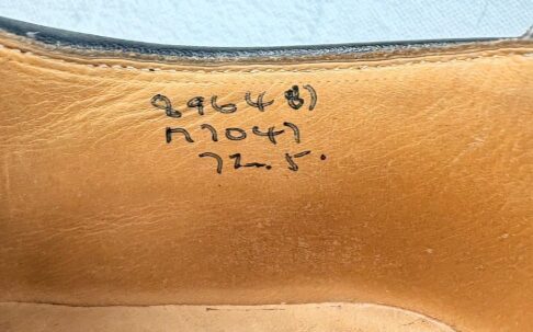 手書きのライニング表記とサイズの見方