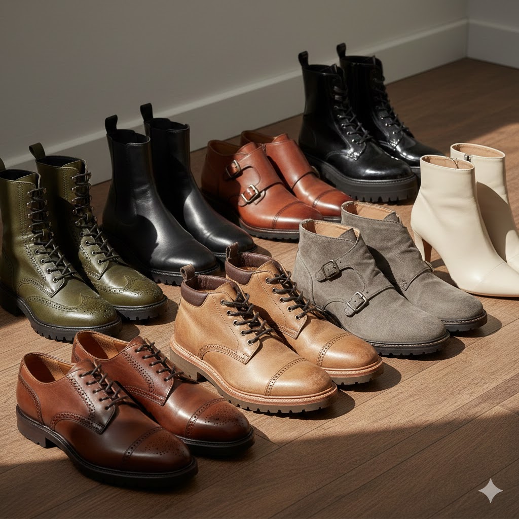 ライフスタイルに合うドレスシューズと革靴の違い