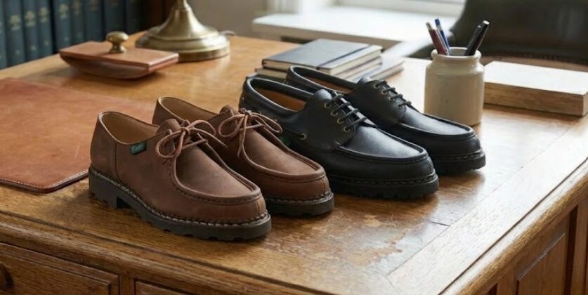 定番モデルのミカエルとの違いと履き心地の比較