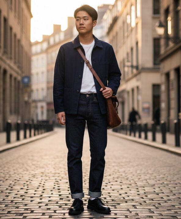 デニムやチノパンで作る大人のカジュアルコーデ
