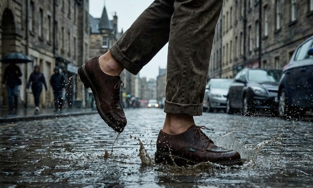 評判の良いヌバック素材が持つ高い防水性の秘密