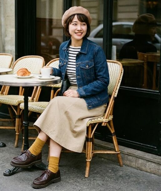 レディースにおすすめのソックスを合わせたコーデ