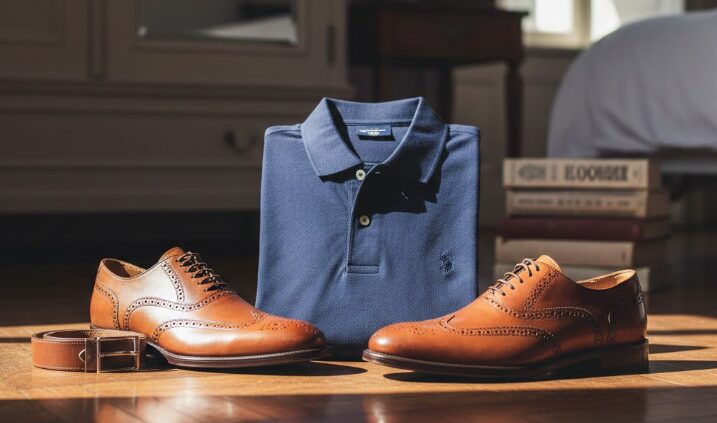 ポロシャツと革靴を合わせるビジネスマナーの正解