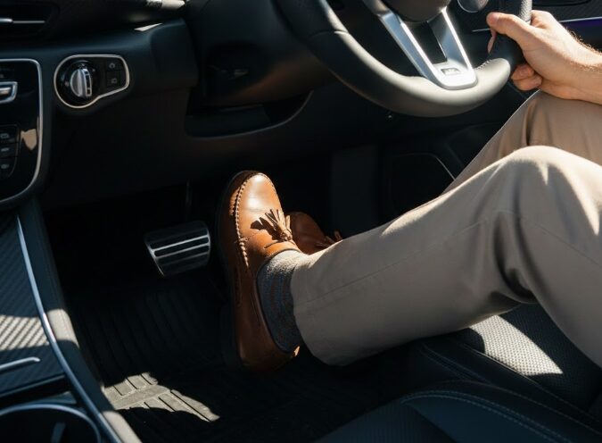 ローファーでの教習が脱げる危険性と運用リスク