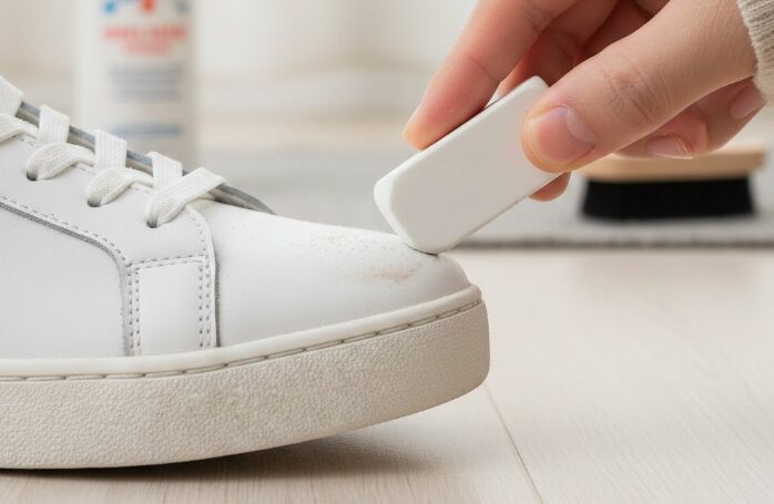 消しゴムで汚れを落とす安全な方法