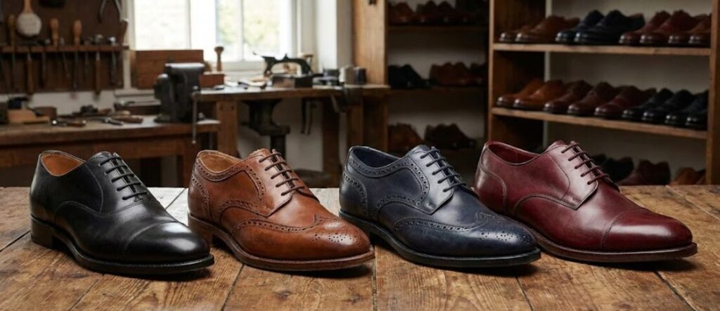 ネイビーの革靴が難しい時のコーデを整える小物