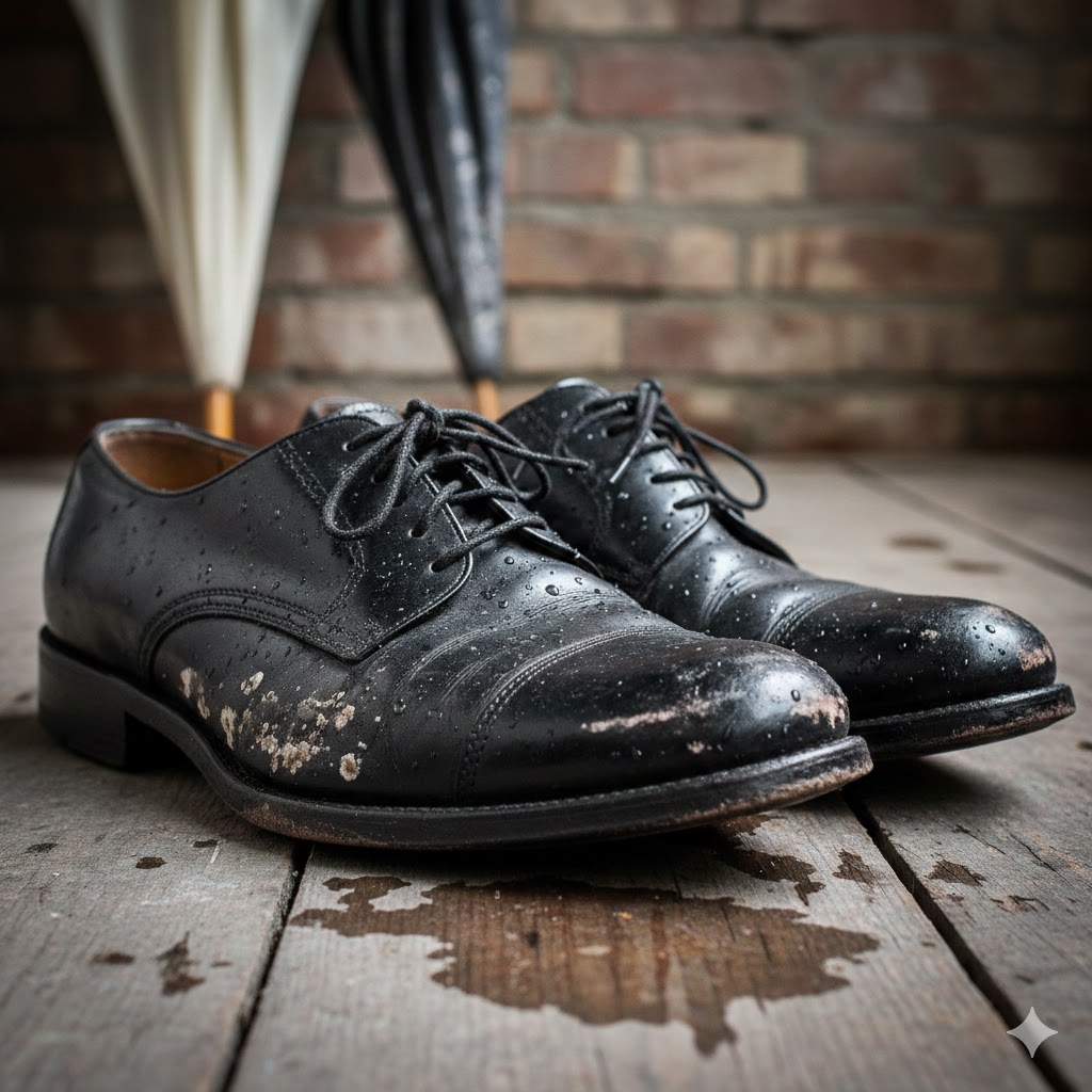 雨の日は革靴がだめな不安を解消する予防と選び方