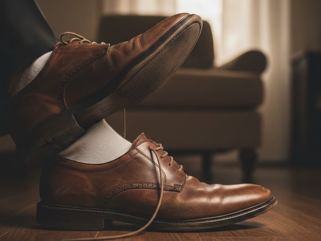 かかとが抜けるトラブルを防ぐフィッティング