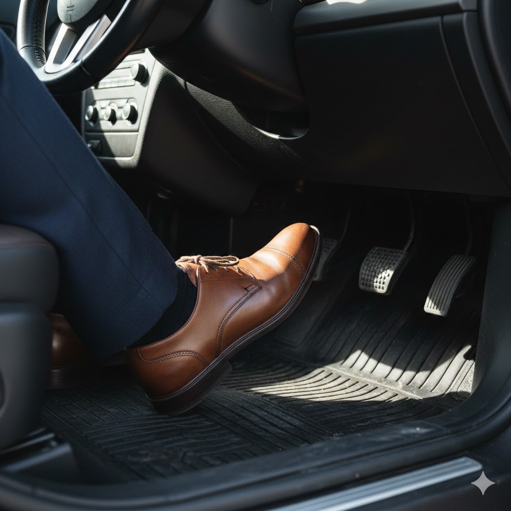 大切な革靴での運転を快適にする対策とおすすめ