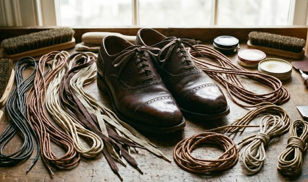 伝統と実用から考える革靴の紐を隠すか隠さないかの判断基準