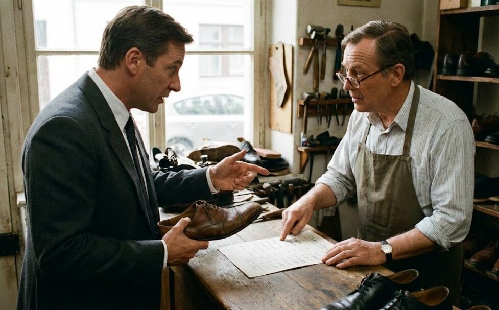 革靴のキュッキュッ音を解消する対策と修理料金