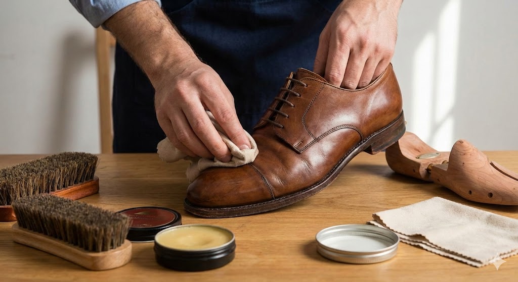 革靴のシワは仕方ないと諦める前の正しいケア方法