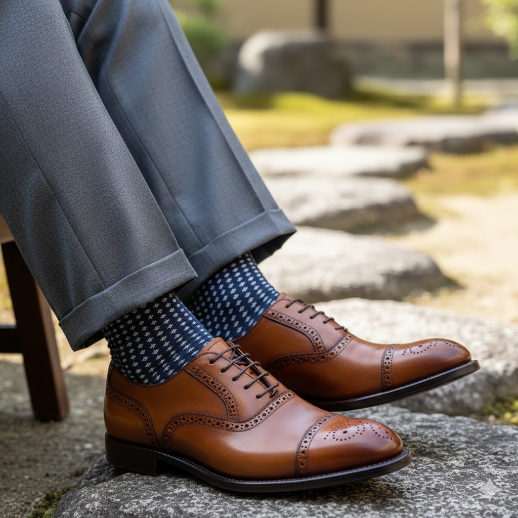 革靴のメダリオンをダサいと思わせない洗練された選び方