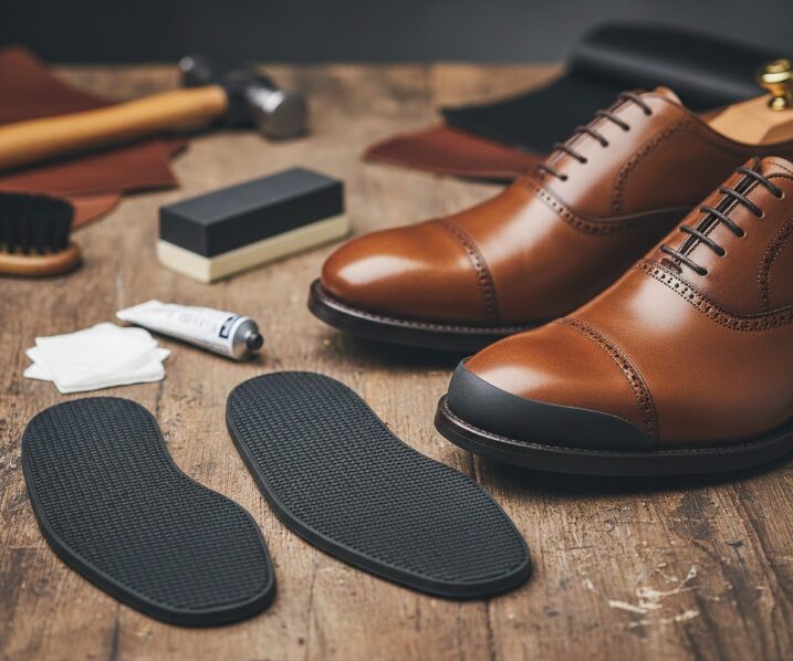 革靴のラバーソールを貼る料金相場とおすすめの素材