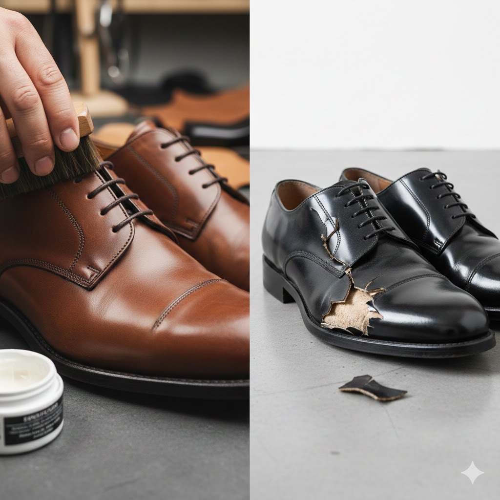 ガラスレザーは傷に強いが修理が難しいという落とし穴