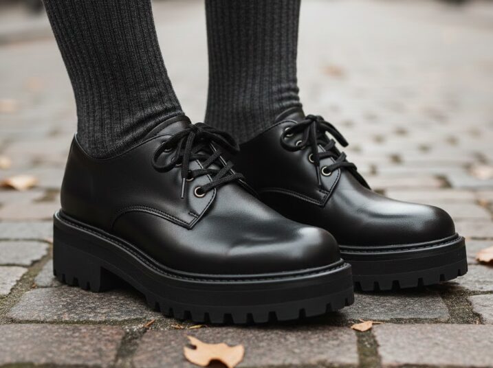 革靴で厚底がダサいと言わせないモデルとコーデ術