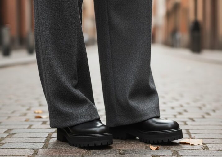 ワイドパンツと作る黄金のシルエット