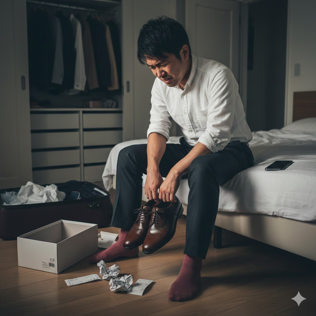 革靴を大きめで買うのが失敗の元になる理由
