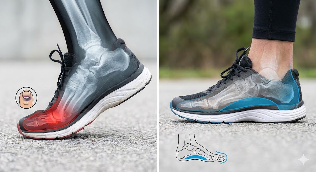 つま先の捨て寸をサイズが大きいと誤解する罠