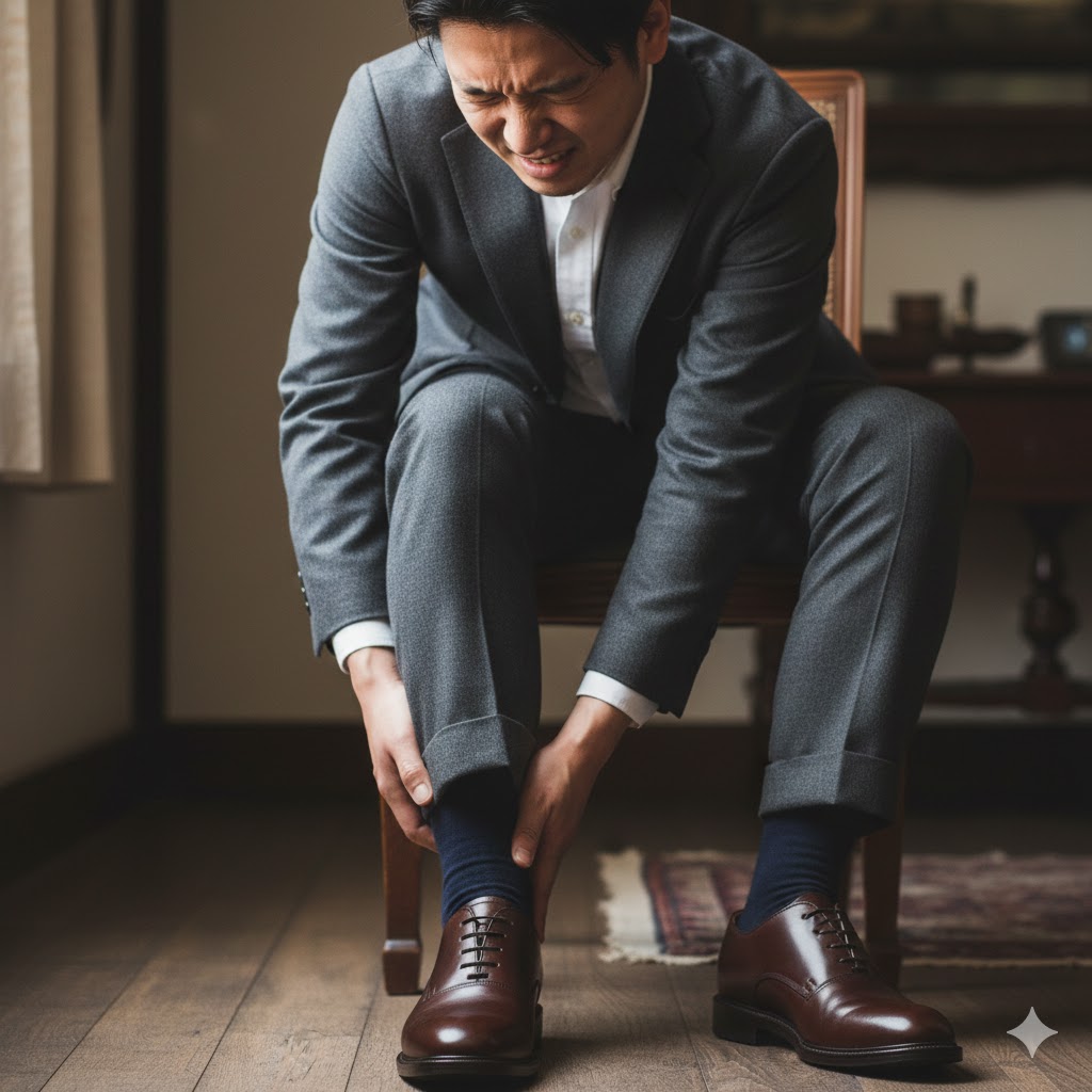 革靴の横幅がきついと感じる根本的な原因とリスク