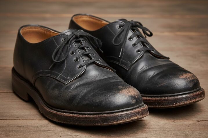 革靴の甲のシワを消す修復術と素材別のケア方法