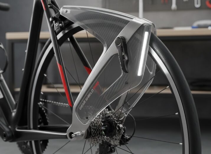 専用のシフトガードでも防ぎきれない革の摩耗