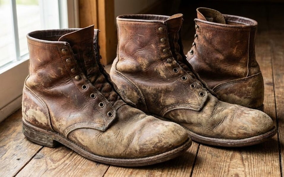 シュータンやアッパーの乾燥による摩擦音の対策