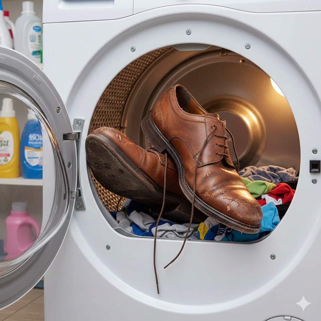 靴の乾燥機で革靴が痛む理由と素材への影響