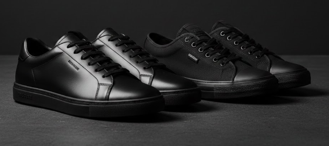 バイトの面接なら黒いスニーカーでも代用可能